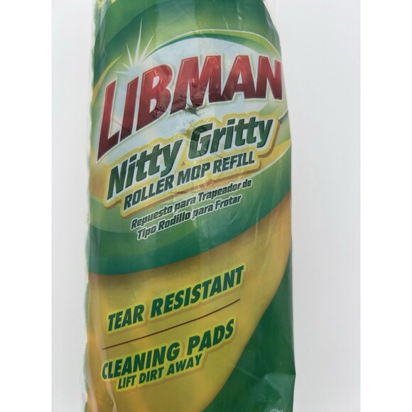1-Libman Nitty Gritty Roller Sponge Mop Refill - Picture 2 of 3